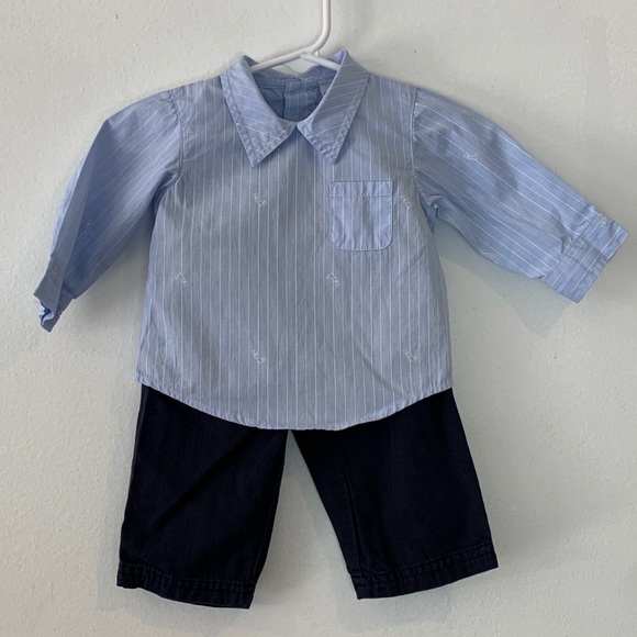 Petit Bateau Other - Petit Bateau CUTE Outfit Pants & Shirt 3 Months
